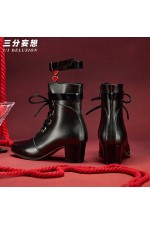 1/3 Delusion Honkai Star Rail Sparkle Black Boots Cosplay Shoes